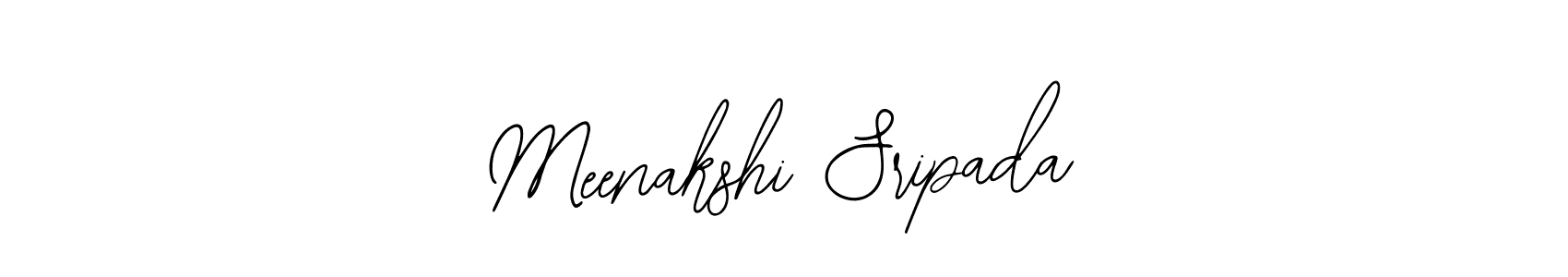 The best way (Bearetta-2O07w) to make a short signature is to pick only two or three words in your name. The name Meenakshi Sripada include a total of six letters. For converting this name. Meenakshi Sripada signature style 12 images and pictures png