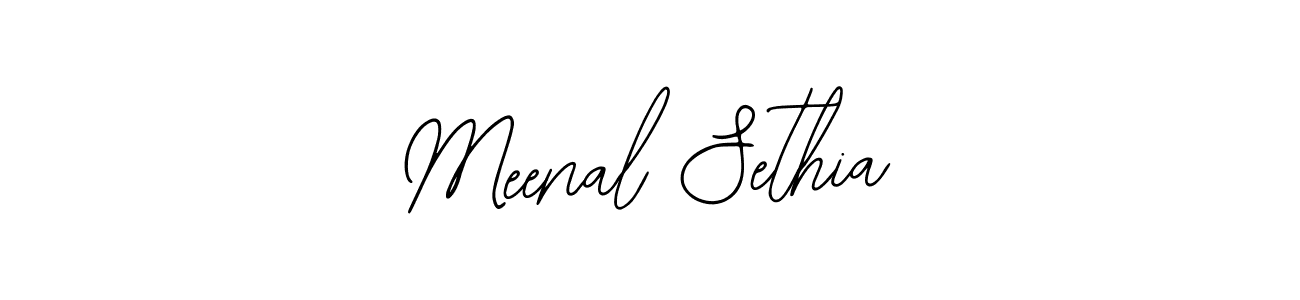 Design your own signature with our free online signature maker. With this signature software, you can create a handwritten (Bearetta-2O07w) signature for name Meenal Sethia. Meenal Sethia signature style 12 images and pictures png