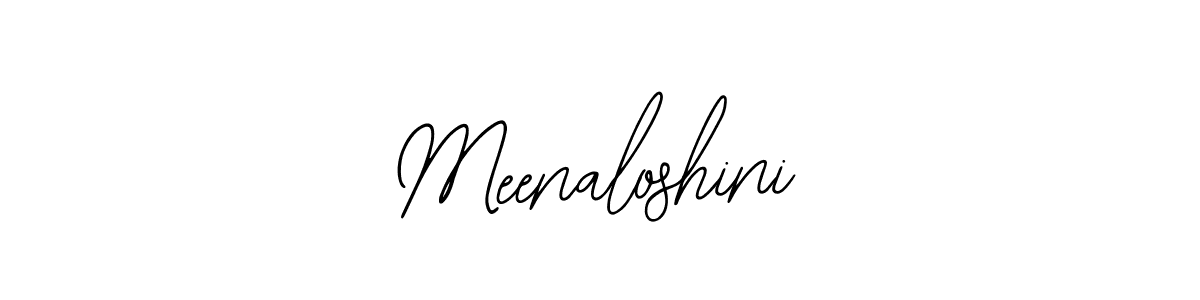 Create a beautiful signature design for name Meenaloshini. With this signature (Bearetta-2O07w) fonts, you can make a handwritten signature for free. Meenaloshini signature style 12 images and pictures png
