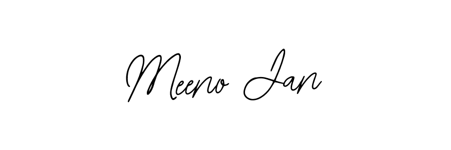 Make a beautiful signature design for name Meeno Jan. With this signature (Bearetta-2O07w) style, you can create a handwritten signature for free. Meeno Jan signature style 12 images and pictures png