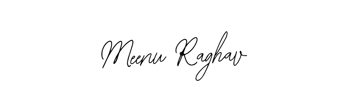 Bearetta-2O07w is a professional signature style that is perfect for those who want to add a touch of class to their signature. It is also a great choice for those who want to make their signature more unique. Get Meenu Raghav name to fancy signature for free. Meenu Raghav signature style 12 images and pictures png
