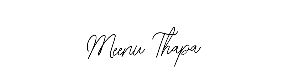 This is the best signature style for the Meenu Thapa name. Also you like these signature font (Bearetta-2O07w). Mix name signature. Meenu Thapa signature style 12 images and pictures png