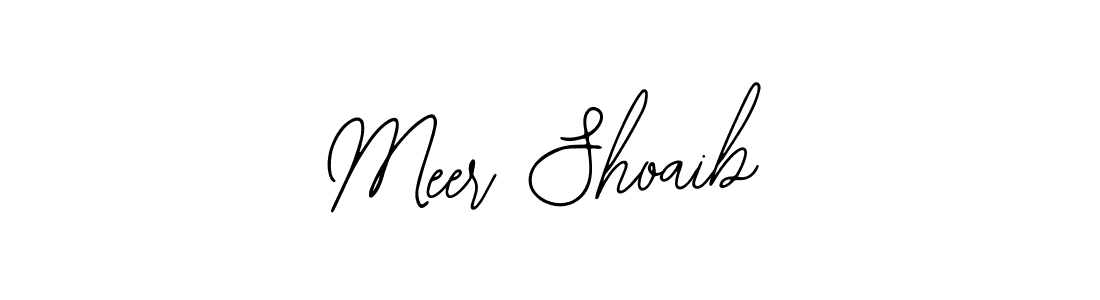 Design your own signature with our free online signature maker. With this signature software, you can create a handwritten (Bearetta-2O07w) signature for name Meer Shoaib. Meer Shoaib signature style 12 images and pictures png