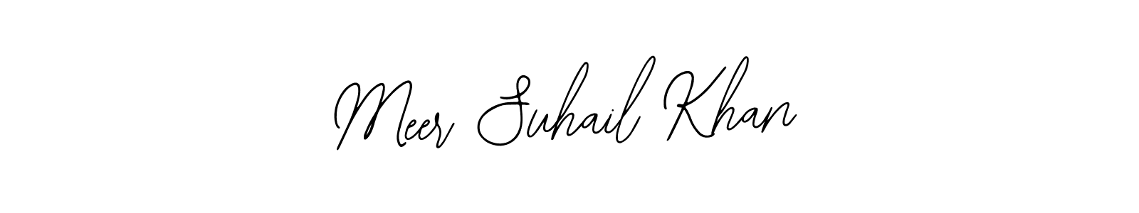 Make a beautiful signature design for name Meer Suhail Khan. With this signature (Bearetta-2O07w) style, you can create a handwritten signature for free. Meer Suhail Khan signature style 12 images and pictures png