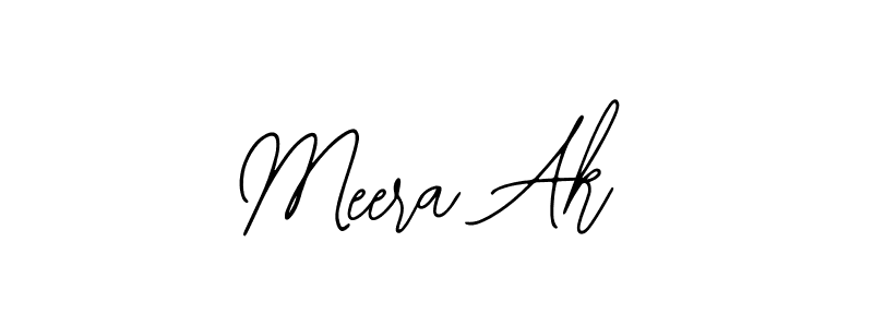 Create a beautiful signature design for name Meera Ak. With this signature (Bearetta-2O07w) fonts, you can make a handwritten signature for free. Meera Ak signature style 12 images and pictures png