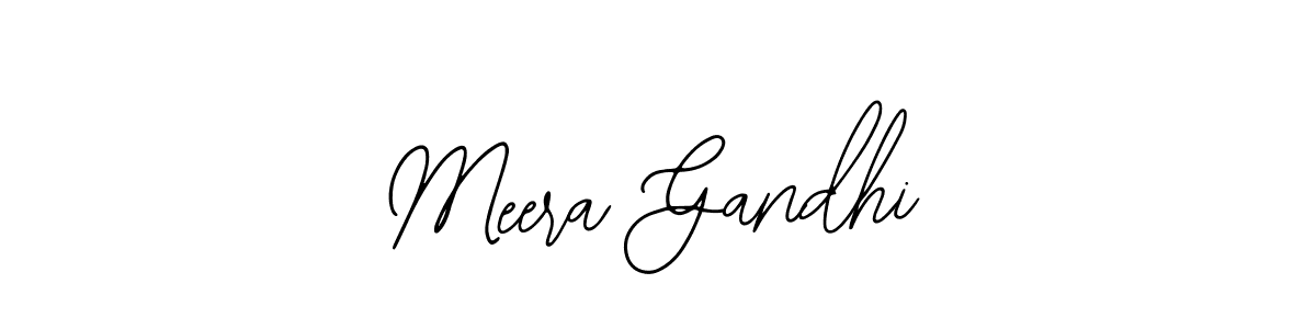 Use a signature maker to create a handwritten signature online. With this signature software, you can design (Bearetta-2O07w) your own signature for name Meera Gandhi. Meera Gandhi signature style 12 images and pictures png