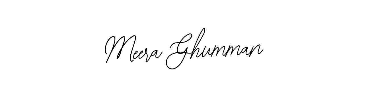 Also You can easily find your signature by using the search form. We will create Meera Ghumman name handwritten signature images for you free of cost using Bearetta-2O07w sign style. Meera Ghumman signature style 12 images and pictures png