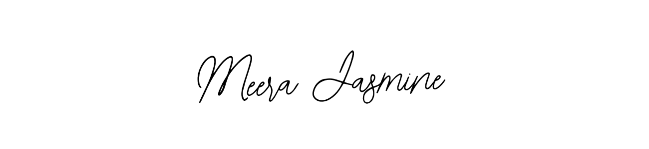 if you are searching for the best signature style for your name Meera Jasmine. so please give up your signature search. here we have designed multiple signature styles  using Bearetta-2O07w. Meera Jasmine signature style 12 images and pictures png