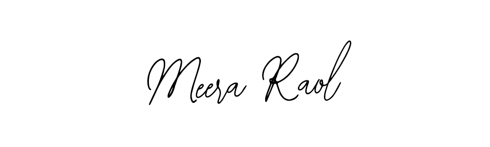 Make a beautiful signature design for name Meera Raol. With this signature (Bearetta-2O07w) style, you can create a handwritten signature for free. Meera Raol signature style 12 images and pictures png