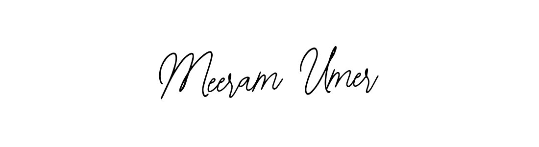 Also we have Meeram Umer name is the best signature style. Create professional handwritten signature collection using Bearetta-2O07w autograph style. Meeram Umer signature style 12 images and pictures png