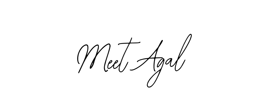 You should practise on your own different ways (Bearetta-2O07w) to write your name (Meet Agal) in signature. don't let someone else do it for you. Meet Agal signature style 12 images and pictures png
