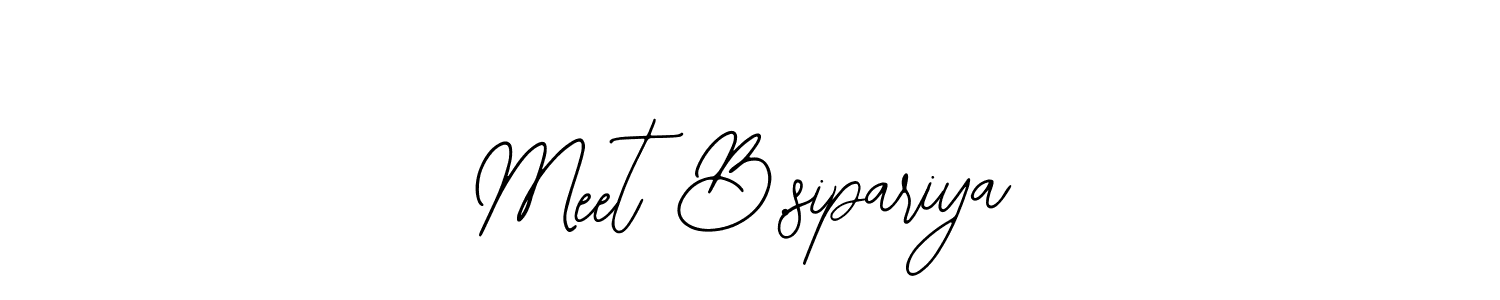 You can use this online signature creator to create a handwritten signature for the name Meet B.sipariya. This is the best online autograph maker. Meet B.sipariya signature style 12 images and pictures png