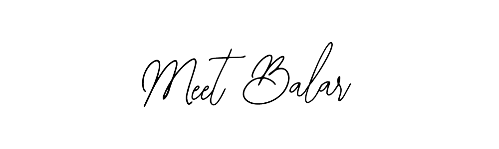 How to Draw Meet Balar signature style? Bearetta-2O07w is a latest design signature styles for name Meet Balar. Meet Balar signature style 12 images and pictures png