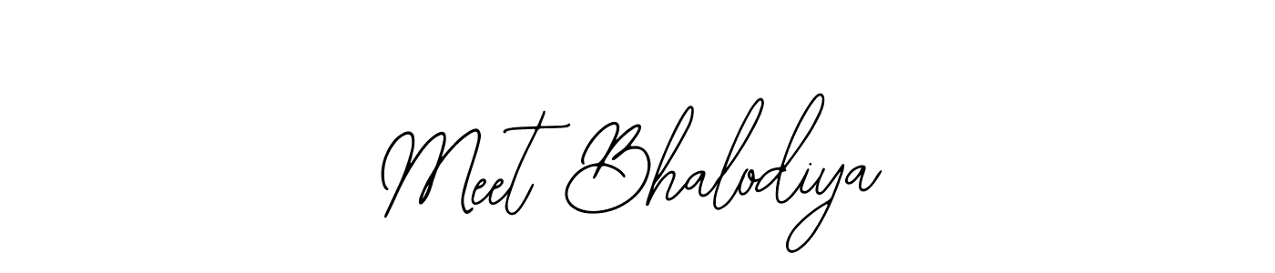 Create a beautiful signature design for name Meet Bhalodiya. With this signature (Bearetta-2O07w) fonts, you can make a handwritten signature for free. Meet Bhalodiya signature style 12 images and pictures png