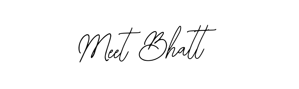 Once you've used our free online signature maker to create your best signature Bearetta-2O07w style, it's time to enjoy all of the benefits that Meet Bhatt name signing documents. Meet Bhatt signature style 12 images and pictures png