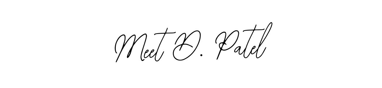 Create a beautiful signature design for name Meet D. Patel. With this signature (Bearetta-2O07w) fonts, you can make a handwritten signature for free. Meet D. Patel signature style 12 images and pictures png