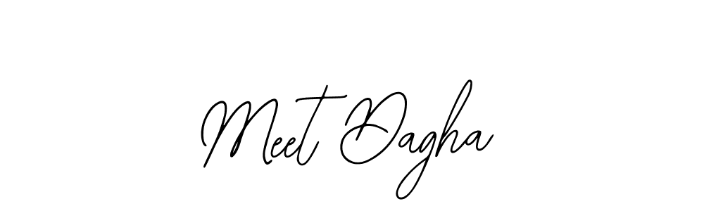You should practise on your own different ways (Bearetta-2O07w) to write your name (Meet Dagha) in signature. don't let someone else do it for you. Meet Dagha signature style 12 images and pictures png