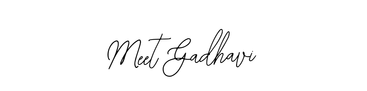 Also we have Meet Gadhavi name is the best signature style. Create professional handwritten signature collection using Bearetta-2O07w autograph style. Meet Gadhavi signature style 12 images and pictures png