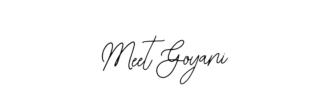 Meet Goyani stylish signature style. Best Handwritten Sign (Bearetta-2O07w) for my name. Handwritten Signature Collection Ideas for my name Meet Goyani. Meet Goyani signature style 12 images and pictures png