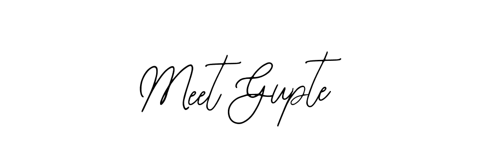 Design your own signature with our free online signature maker. With this signature software, you can create a handwritten (Bearetta-2O07w) signature for name Meet Gupte. Meet Gupte signature style 12 images and pictures png