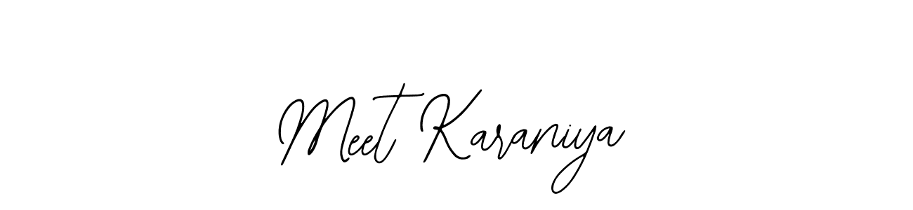 Similarly Bearetta-2O07w is the best handwritten signature design. Signature creator online .You can use it as an online autograph creator for name Meet Karaniya. Meet Karaniya signature style 12 images and pictures png