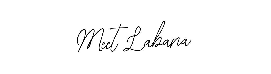 The best way (Bearetta-2O07w) to make a short signature is to pick only two or three words in your name. The name Meet Labana include a total of six letters. For converting this name. Meet Labana signature style 12 images and pictures png