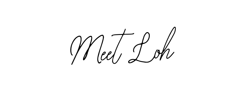 Make a beautiful signature design for name Meet Loh. Use this online signature maker to create a handwritten signature for free. Meet Loh signature style 12 images and pictures png