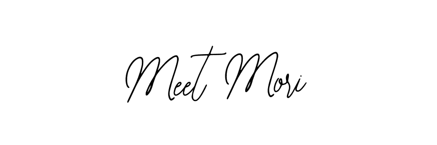 Use a signature maker to create a handwritten signature online. With this signature software, you can design (Bearetta-2O07w) your own signature for name Meet Mori. Meet Mori signature style 12 images and pictures png