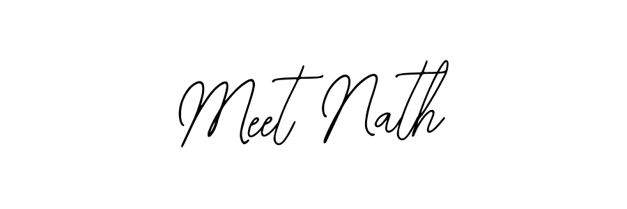 It looks lik you need a new signature style for name Meet Nath. Design unique handwritten (Bearetta-2O07w) signature with our free signature maker in just a few clicks. Meet Nath signature style 12 images and pictures png