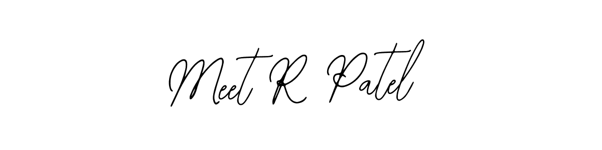 Use a signature maker to create a handwritten signature online. With this signature software, you can design (Bearetta-2O07w) your own signature for name Meet R Patel. Meet R Patel signature style 12 images and pictures png