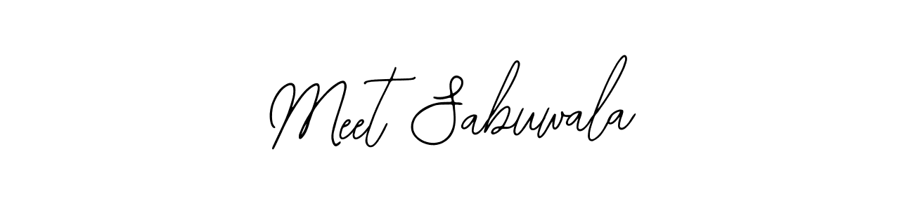 How to make Meet Sabuwala signature? Bearetta-2O07w is a professional autograph style. Create handwritten signature for Meet Sabuwala name. Meet Sabuwala signature style 12 images and pictures png