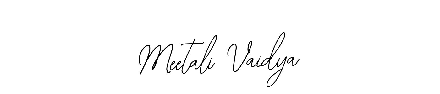 Make a beautiful signature design for name Meetali Vaidya. With this signature (Bearetta-2O07w) style, you can create a handwritten signature for free. Meetali Vaidya signature style 12 images and pictures png
