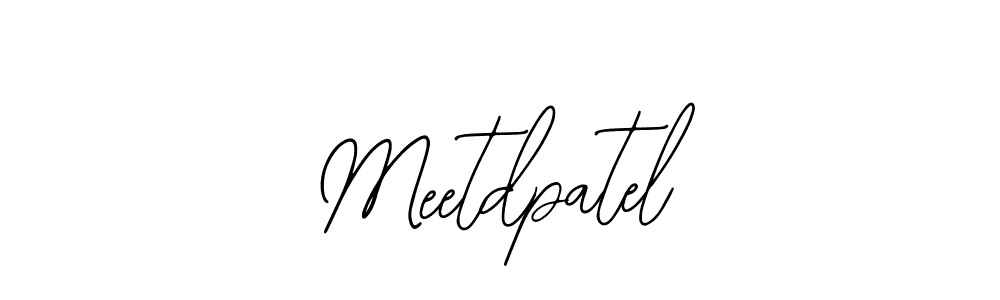 How to make Meetdpatel signature? Bearetta-2O07w is a professional autograph style. Create handwritten signature for Meetdpatel name. Meetdpatel signature style 12 images and pictures png