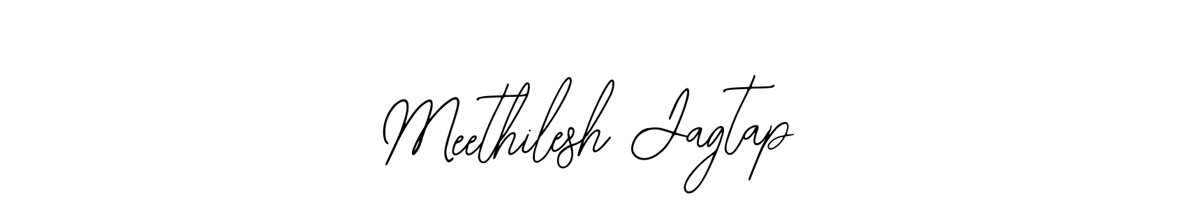 Create a beautiful signature design for name Meethilesh Jagtap. With this signature (Bearetta-2O07w) fonts, you can make a handwritten signature for free. Meethilesh Jagtap signature style 12 images and pictures png