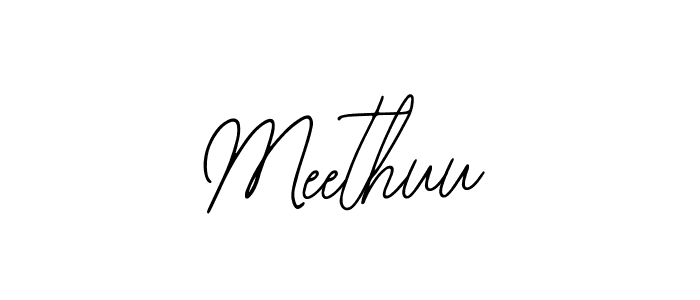 Use a signature maker to create a handwritten signature online. With this signature software, you can design (Bearetta-2O07w) your own signature for name Meethuu. Meethuu signature style 12 images and pictures png