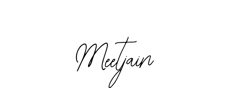 The best way (Bearetta-2O07w) to make a short signature is to pick only two or three words in your name. The name Meetjain include a total of six letters. For converting this name. Meetjain signature style 12 images and pictures png