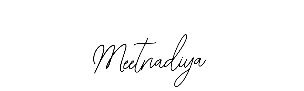 Also You can easily find your signature by using the search form. We will create Meetnadiya name handwritten signature images for you free of cost using Bearetta-2O07w sign style. Meetnadiya signature style 12 images and pictures png