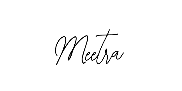 Use a signature maker to create a handwritten signature online. With this signature software, you can design (Bearetta-2O07w) your own signature for name Meetra. Meetra signature style 12 images and pictures png