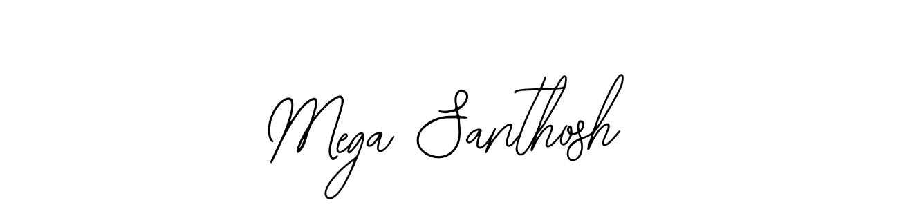 Design your own signature with our free online signature maker. With this signature software, you can create a handwritten (Bearetta-2O07w) signature for name Mega Santhosh. Mega Santhosh signature style 12 images and pictures png