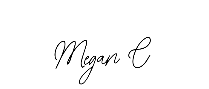 It looks lik you need a new signature style for name Megan C. Design unique handwritten (Bearetta-2O07w) signature with our free signature maker in just a few clicks. Megan C signature style 12 images and pictures png