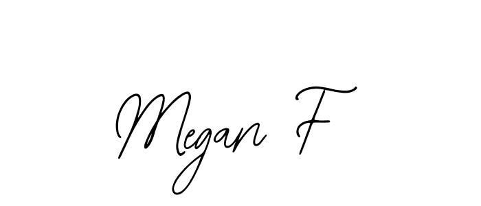 See photos of Megan F official signature by Spectra . Check more albums & portfolios. Read reviews & check more about Bearetta-2O07w font. Megan F signature style 12 images and pictures png