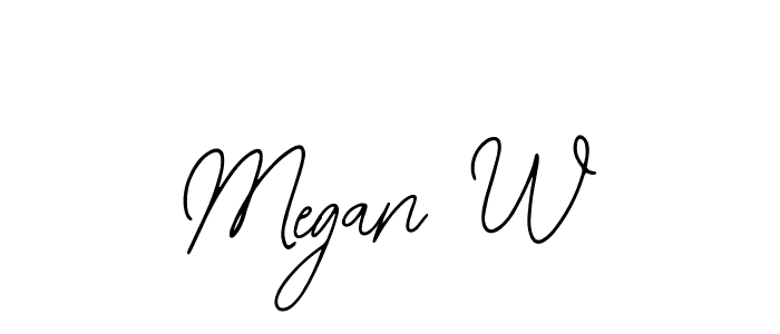 Make a beautiful signature design for name Megan W. Use this online signature maker to create a handwritten signature for free. Megan W signature style 12 images and pictures png