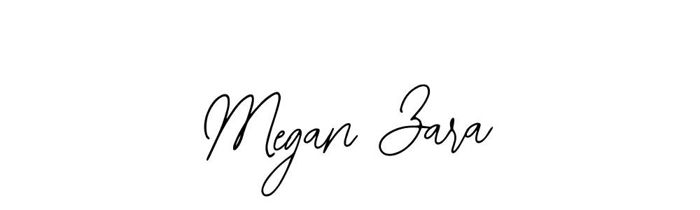 Use a signature maker to create a handwritten signature online. With this signature software, you can design (Bearetta-2O07w) your own signature for name Megan Zara. Megan Zara signature style 12 images and pictures png