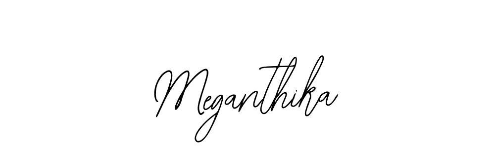 Meganthika stylish signature style. Best Handwritten Sign (Bearetta-2O07w) for my name. Handwritten Signature Collection Ideas for my name Meganthika. Meganthika signature style 12 images and pictures png
