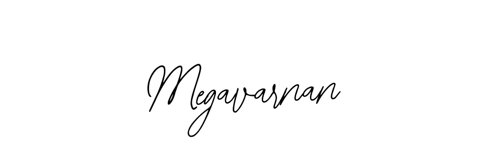 How to make Megavarnan name signature. Use Bearetta-2O07w style for creating short signs online. This is the latest handwritten sign. Megavarnan signature style 12 images and pictures png