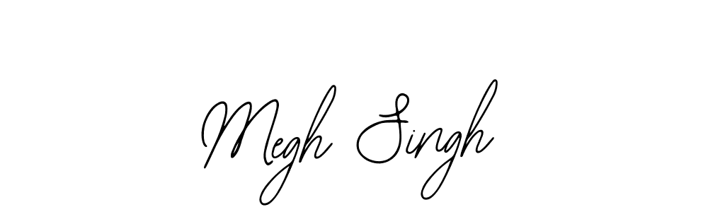 Bearetta-2O07w is a professional signature style that is perfect for those who want to add a touch of class to their signature. It is also a great choice for those who want to make their signature more unique. Get Megh Singh name to fancy signature for free. Megh Singh signature style 12 images and pictures png