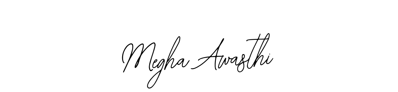 Megha Awasthi stylish signature style. Best Handwritten Sign (Bearetta-2O07w) for my name. Handwritten Signature Collection Ideas for my name Megha Awasthi. Megha Awasthi signature style 12 images and pictures png