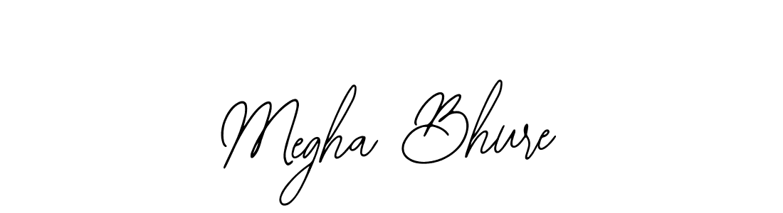 You should practise on your own different ways (Bearetta-2O07w) to write your name (Megha Bhure) in signature. don't let someone else do it for you. Megha Bhure signature style 12 images and pictures png