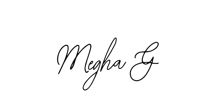 You can use this online signature creator to create a handwritten signature for the name Megha G. This is the best online autograph maker. Megha G signature style 12 images and pictures png