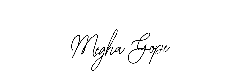 You can use this online signature creator to create a handwritten signature for the name Megha Gope. This is the best online autograph maker. Megha Gope signature style 12 images and pictures png